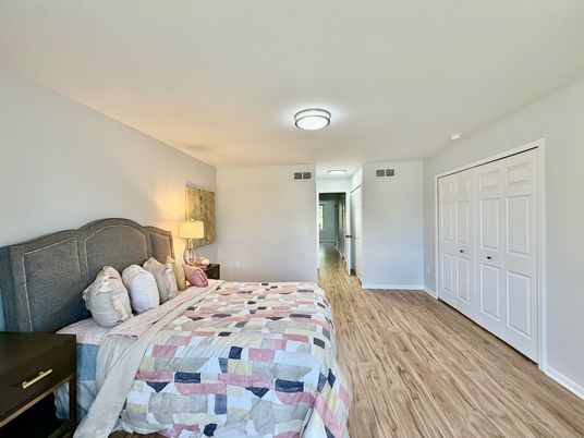 Bedroom, Interior, Wood Texture Flooring
