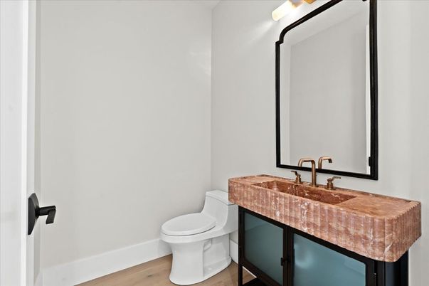 Bathroom, Interior, Wood Texture Flooring
