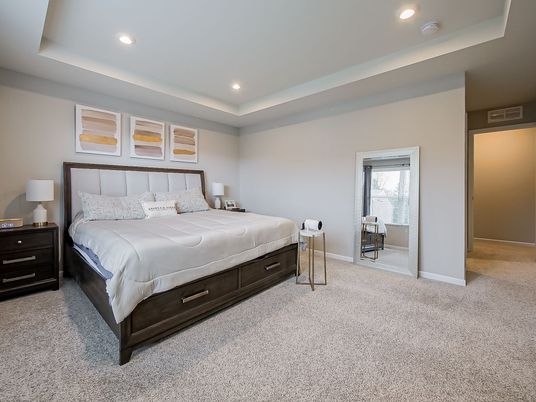 Bedroom, Interior, Recessed Lighting