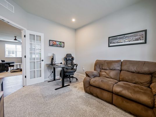 Home Office, Interior, Recessed Lighting