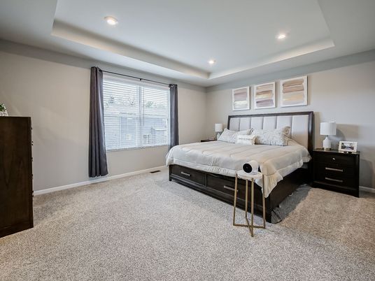 Bedroom, Interior, Recessed Lighting