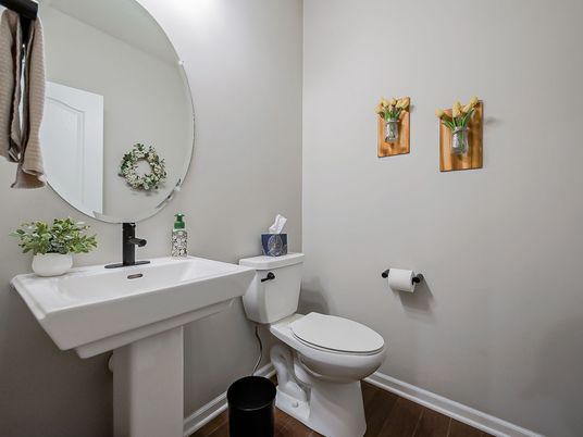 Bathroom, Interior, Wood Texture Flooring
