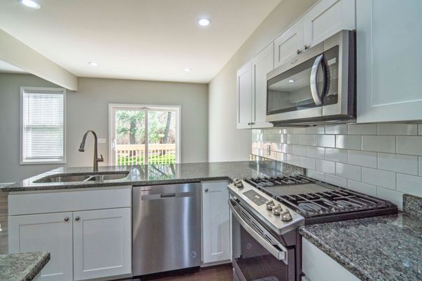 Interior, Kitchen, Recessed Lighting, Stainless Steel Appliances