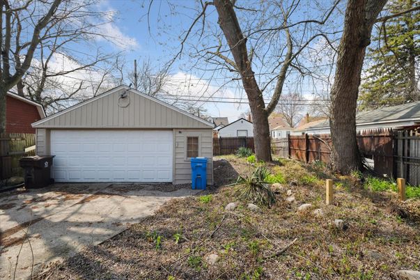 Backyard, Detached Garage, Exterior