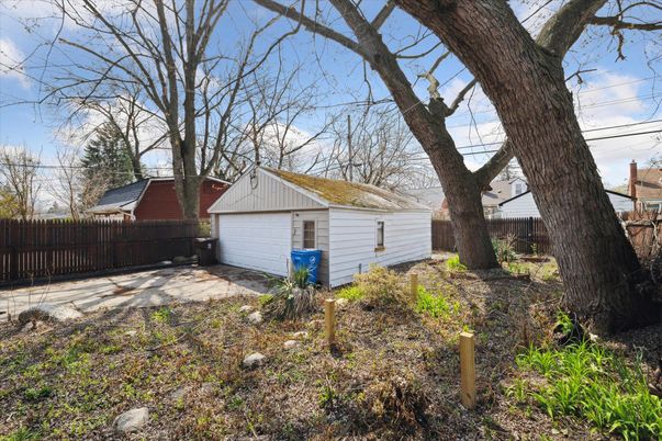 Backyard, Detached Garage, Exterior