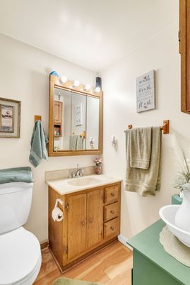 Bathroom, Interior, Wood Texture Flooring