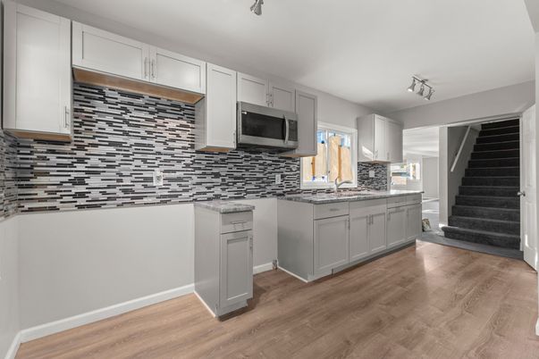 Interior, Kitchen, Wood Texture Flooring