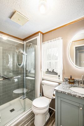 Bathroom, Glass Shower, Interior