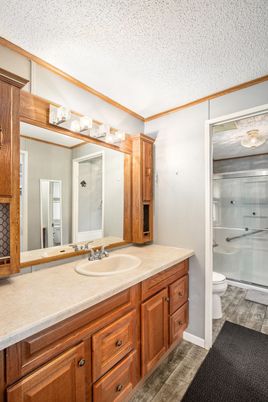 Bathroom, Dual Sink Vanities, Glass Shower, Interior
