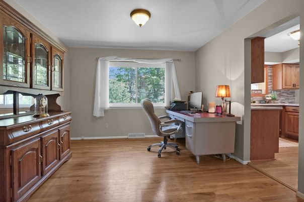 Home Office, Interior, Wood Texture Flooring