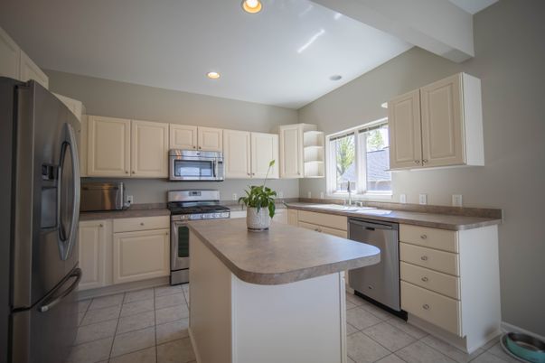 Interior, Kitchen, Recessed Lighting, Stainless Steel Appliances