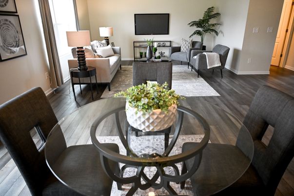 Dining room, Interior, Living room, Wood Texture Flooring