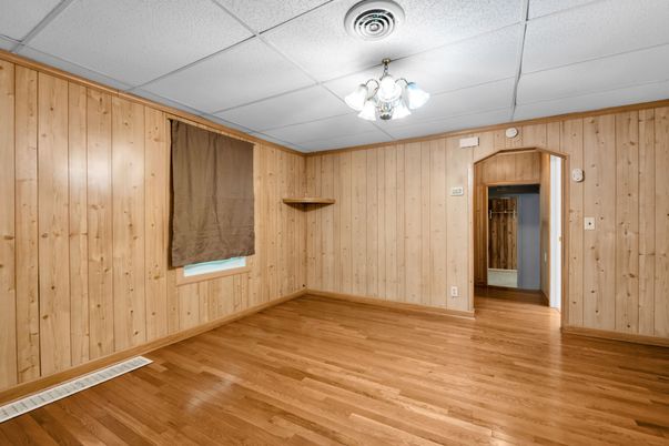 Empty room, Interior, Wood Texture Flooring, Wooden Walls