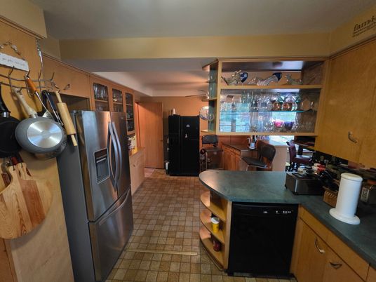 Dining room, Interior, Kitchen