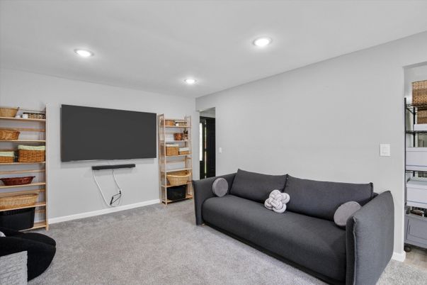 Interior, Living room, Recessed Lighting
