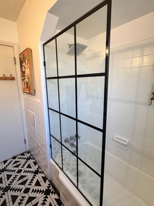 Bathroom, Glass Shower, Interior