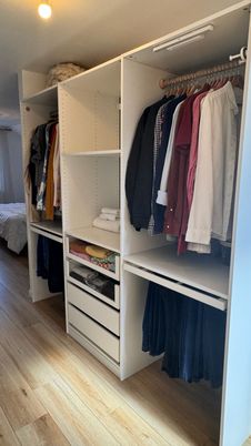 Interior, Recessed Lighting, Walk-in Closets, Wood Texture Flooring