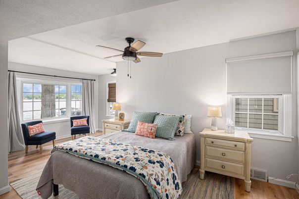 Bedroom, Interior, Wood Texture Flooring