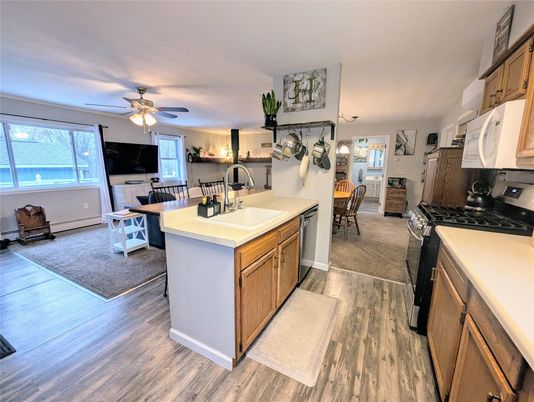 Dining room, Interior, Kitchen, Wood Texture Flooring