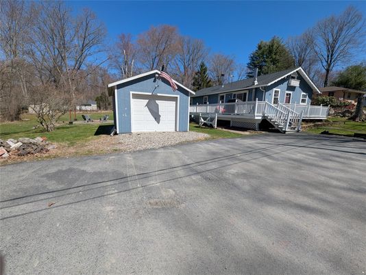 Backyard, Detached Garage, Exterior