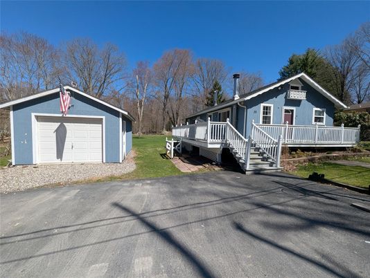 Backyard, Detached Garage, Exterior, Facade, Cape Cod