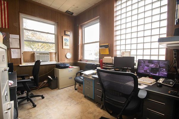 Home Office, Interior, Wooden Walls