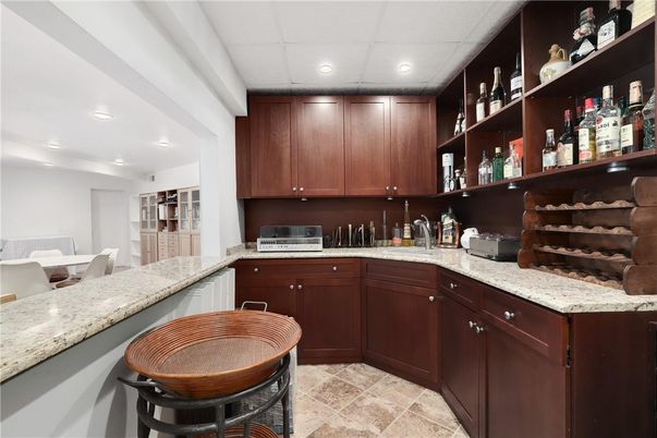 Dining room, Interior, Kitchen, Recessed Lighting