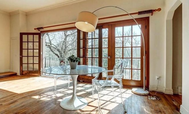 Dining room, Interior, Wood Texture Flooring