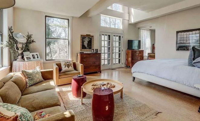 Bedroom, Interior, Living room, Wood Texture Flooring