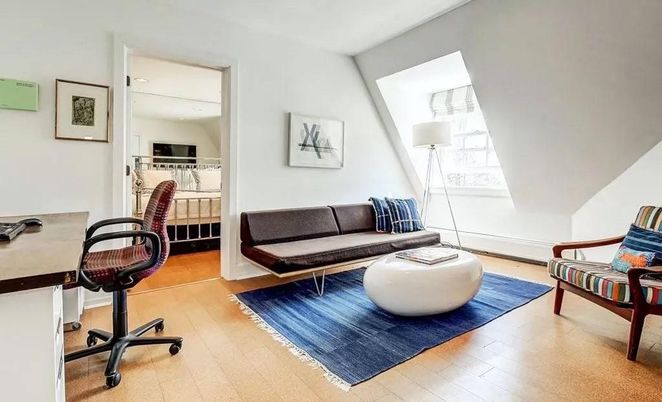 Home Office, Interior, Wood Texture Flooring