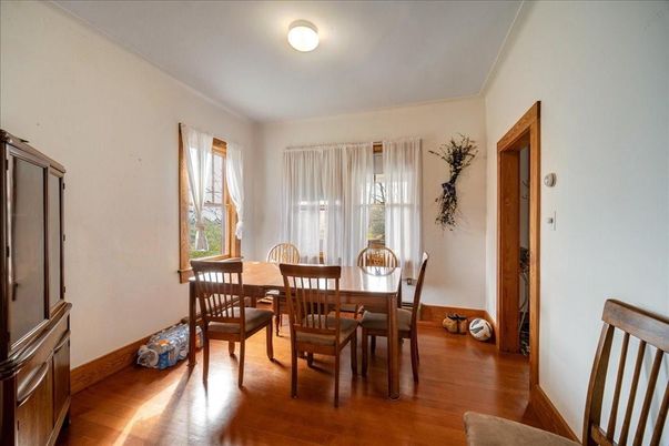 Dining room, Interior, Wood Texture Flooring