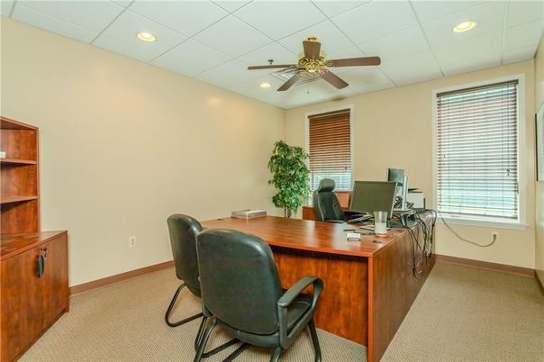 Home Office, Interior, Recessed Lighting