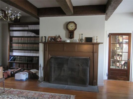 Fireplace, Interior, Wooden Beams, Wood Texture Flooring