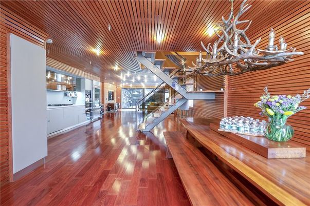 Chandelier, Interior, Wooden Ceilings, Wood Texture Flooring