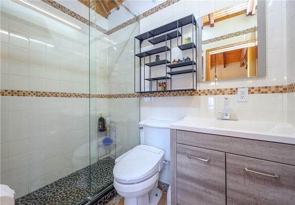 Bathroom, Glass Shower, Interior