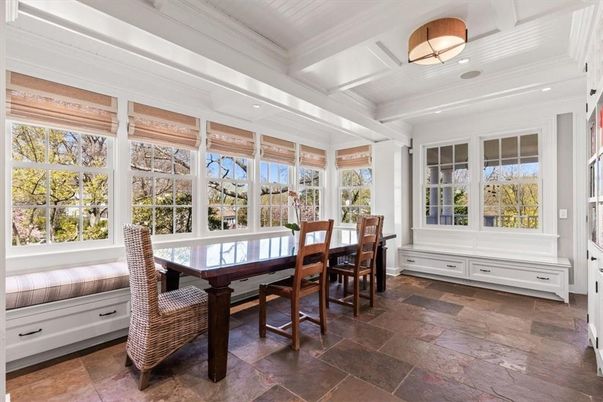 Dining room, Interior, Recessed Lighting