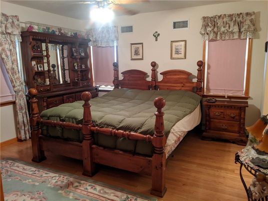 Bedroom, Interior, Wood Texture Flooring