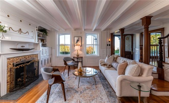 Fireplace, Interior, Living room, Wood Texture Flooring