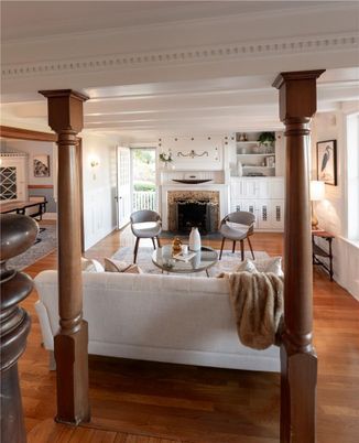 Fireplace, Interior, Living room, Wood Texture Flooring