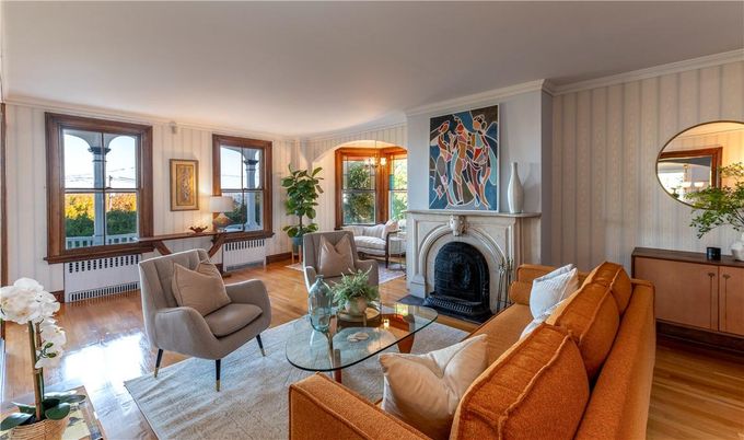 Fireplace, Interior, Living room, Wood Texture Flooring