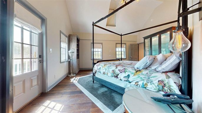 Bedroom, Interior, Wood Texture Flooring
