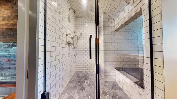 Bathroom, Glass Shower, Interior