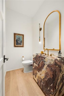 Bathroom, Interior, Wood Texture Flooring