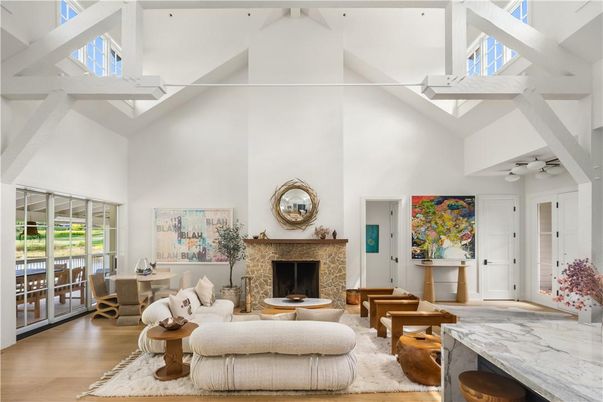 Fireplace, Interior, Living room, Wood Texture Flooring