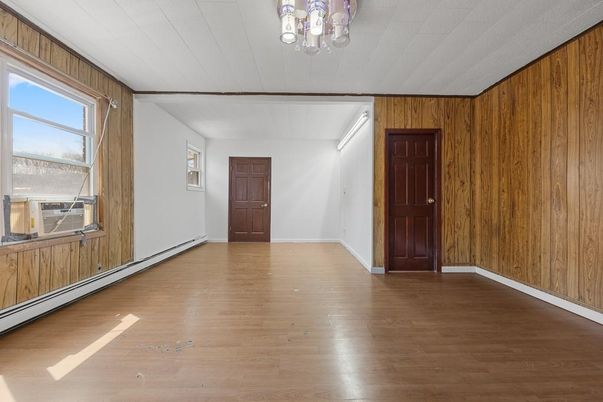 Empty room, Interior, Wood Texture Flooring, Wooden Walls