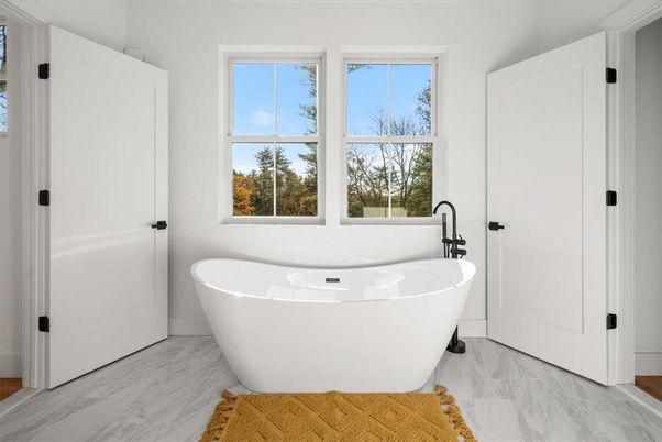 Bathroom, Free Standing Baths, Interior, Marble