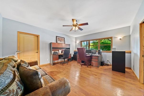 Home Office, Interior, Wood Texture Flooring