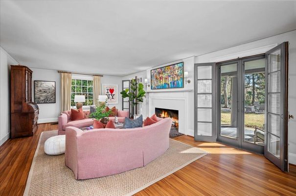 Fireplace, Interior, Living room, Wood Texture Flooring