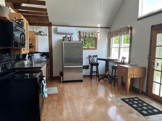 Interior, Kitchen, Wood Texture Flooring