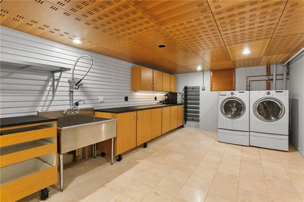 Interior, Recessed Lighting, Washer